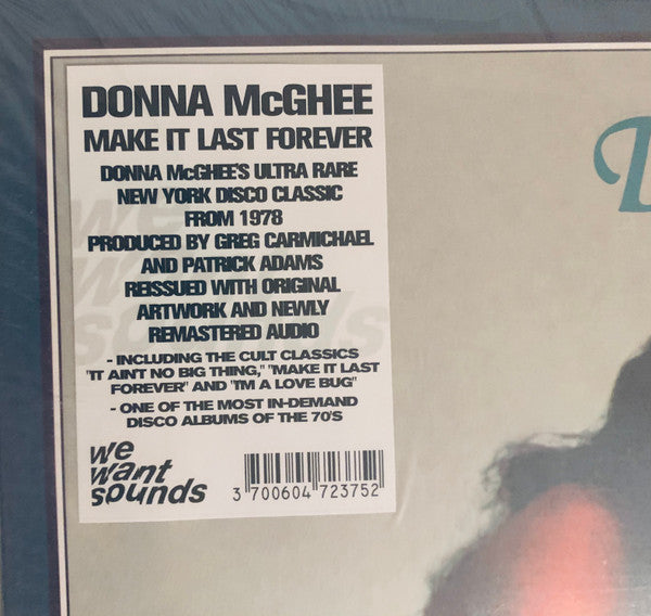 Donna McGhee : Make It Last Forever (LP, Album, RE, RM)