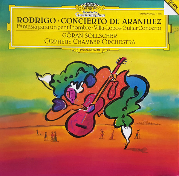 Rodrigo*, Villa-Lobos*, Göran Söllscher, Orpheus Chamber Orchestra : Concierto De Aranjuez, Fantasia Para Un Gentilhombre (LP)