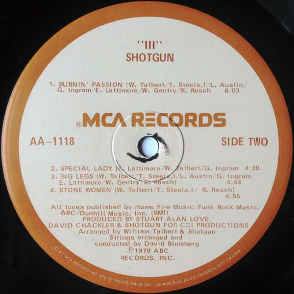 Shotgun (2) : Shotgun III (LP, Album, Glo)