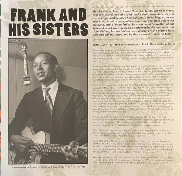 Frank And Sisters : Frank And His Sisters (LP, Album, Comp)