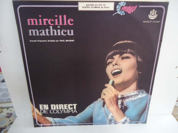 Mireille Mathieu : En Direct De L'Olympia (LP, Album)