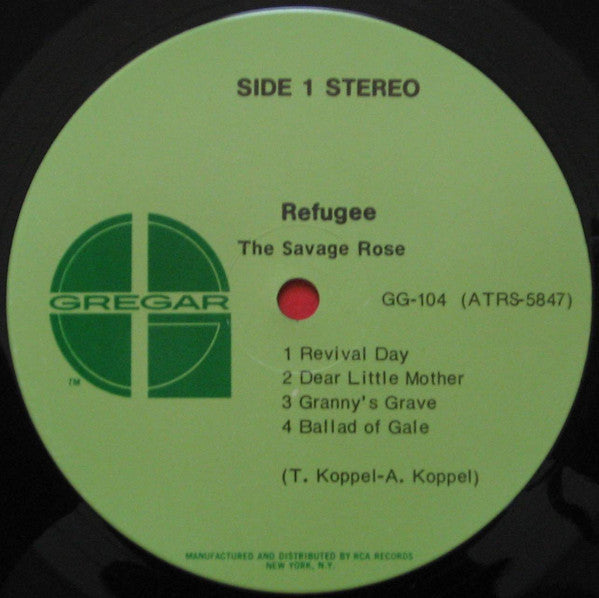 The Savage Rose* : Refugee (LP, Album)