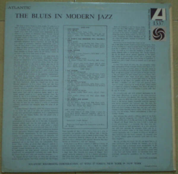 Various : The Blues In Modern Jazz (LP, Comp, Mono)