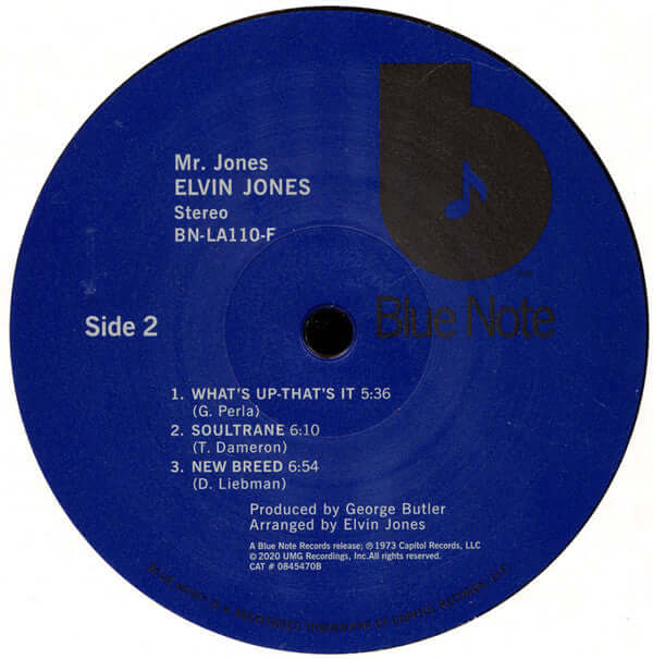 Elvin Jones : Mr. Jones (LP, Album, RE, RM, 180)