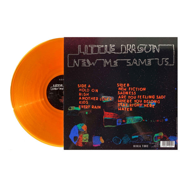 Little Dragon : New Me, Same Us (LP, Album, Ltd, Ora)