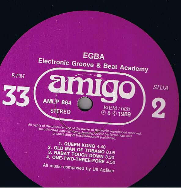 EGBA : Electronic Groove & Beat Academy (LP, Album)