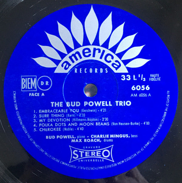 The Bud Powell Trio : The Bud Powell Trio (LP, Album, RE)