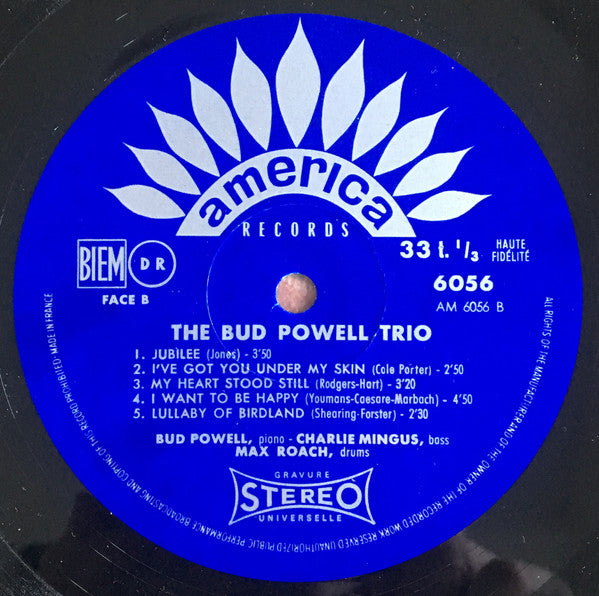 The Bud Powell Trio : The Bud Powell Trio (LP, Album, RE)
