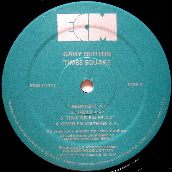Gary Burton : Times Square (LP, Album)