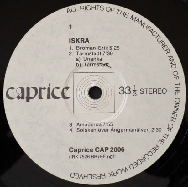 Iskra : Jazz I Sverige '75 (2xLP, Album)