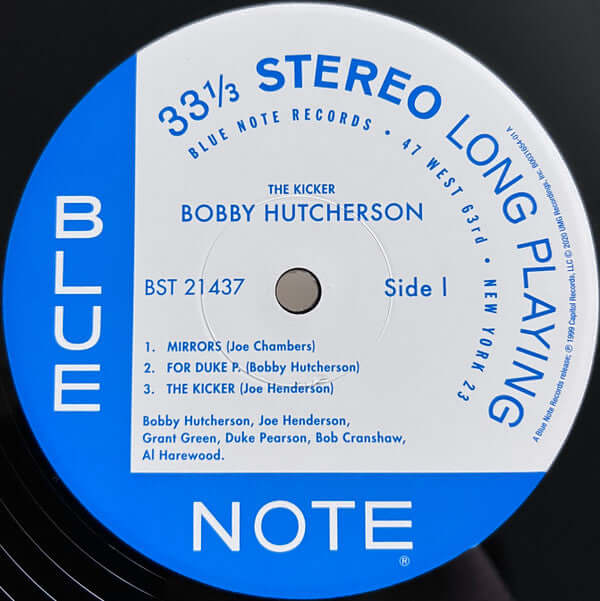 Bobby Hutcherson : The Kicker (LP, Album, RE, 180)