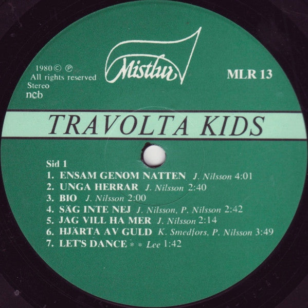 Travolta Kids : Travolta Kids (LP, Album)