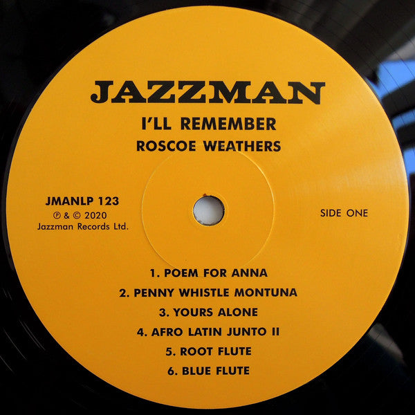 Roscoe Weathers : I'll Remember (LP, Comp)