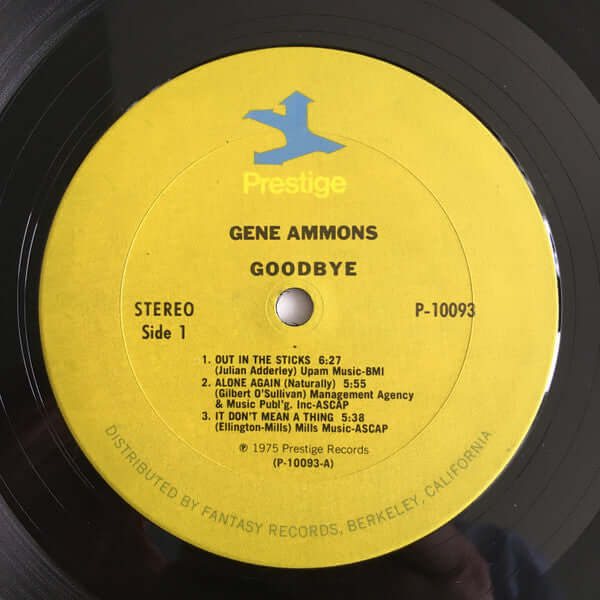 Gene Ammons : Goodbye (LP, Album)