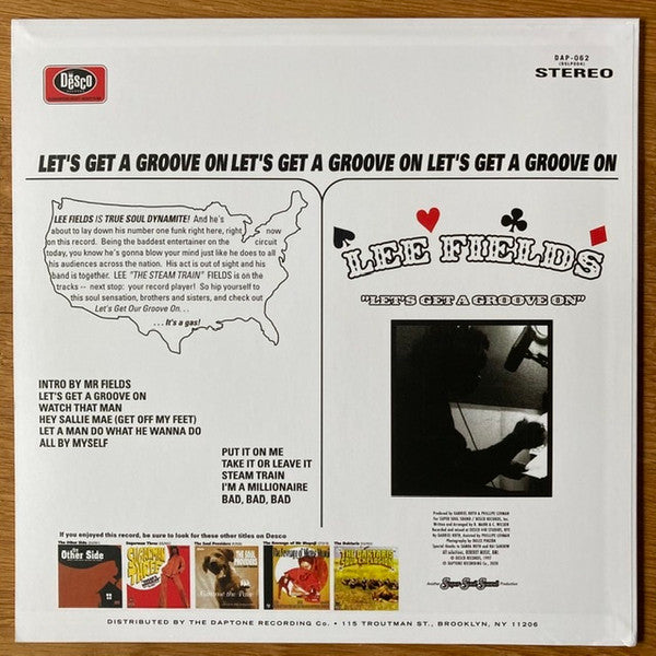 Lee Fields : Let's Get A Groove On (LP, Album, RE, RM, Gre)