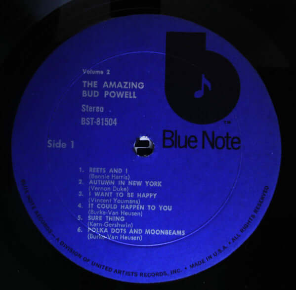 Bud Powell : The Amazing Bud Powell, Volume 2 (LP, Album, RE, RM, Bla)