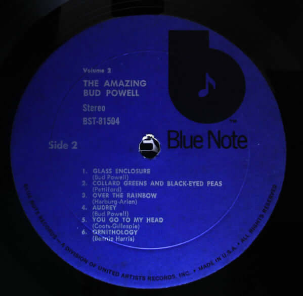 Bud Powell : The Amazing Bud Powell, Volume 2 (LP, Album, RE, RM, Bla)