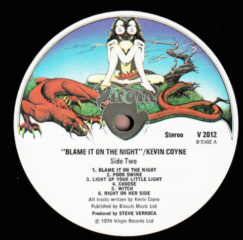 Kevin Coyne : Blame It On The Night (LP, Album)