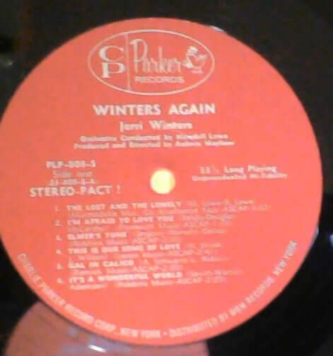 Jerri Winters ~ Winters Again (Vinyl) - Djungel & Jazz