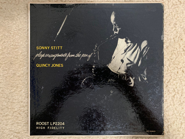 Sonny Stitt : Sonny Stitt Plays Arrangements From The Pen Of Quincy Jones (LP, Album, Mono, Styrene)