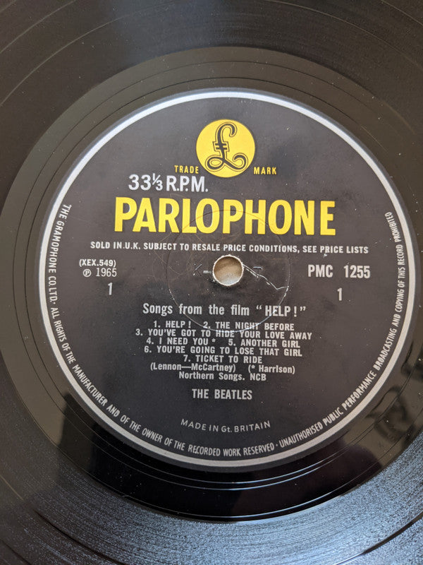The Beatles : Help! (LP, Album, Mono, KT )