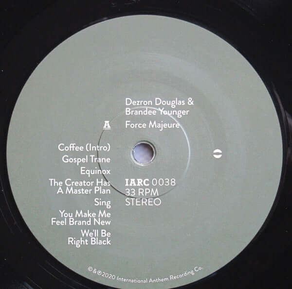Dezron Douglas & Brandee Younger : Force Majeure (LP, Album)