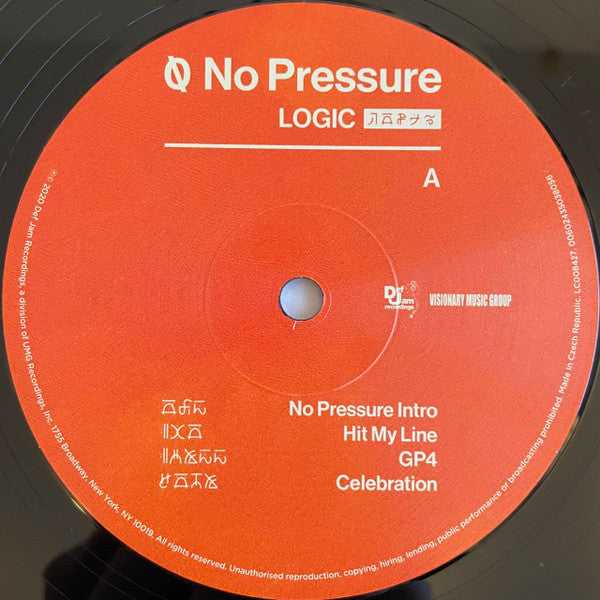 Logic (27) : No Pressure (2xLP, Album)