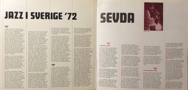 Maffy Falay, Sevda (3) : Jazz I Sverige '72 (LP, Album, Mono)