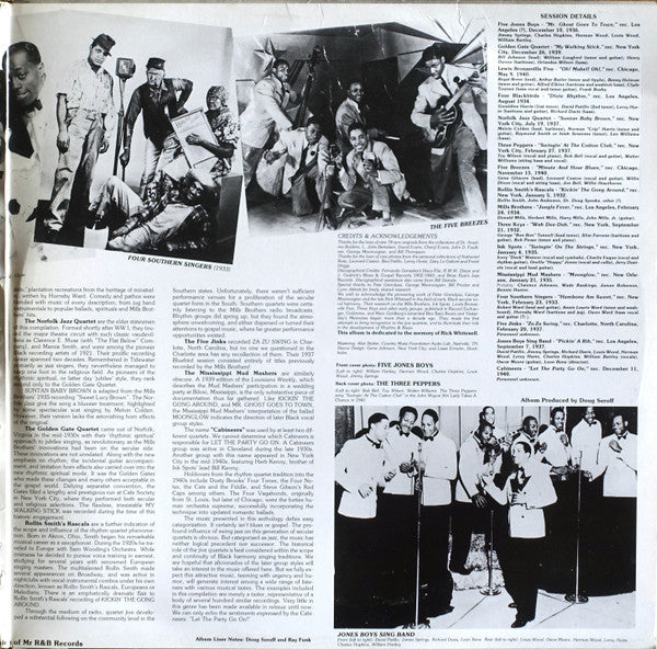 Various : The Human Orchestra (Rhythm Quartets In The Thirties) (LP, Album, Comp, Mono)