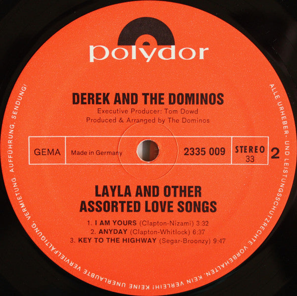 Vinylskiva Derek & The Dominos Layla And Other Assorted Love Songs