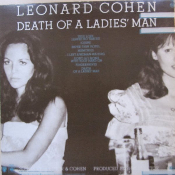 Leonard Cohen : Death Of A Ladies' Man (LP, Album, Gat)
