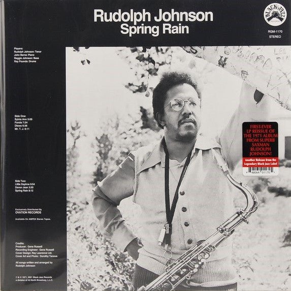 Rudolph Johnson : Spring Rain (LP, Album, Ltd, RE)