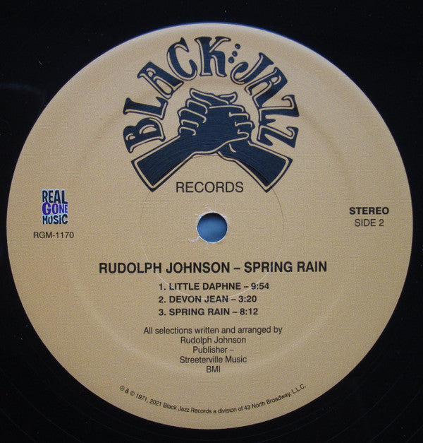 Rudolph Johnson : Spring Rain (LP, Album, Ltd, RE)
