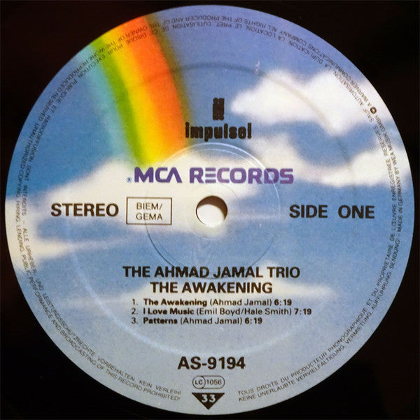 Ahmad Jamal Trio - The Awakening (Vinyl, LP, Album, Limited 