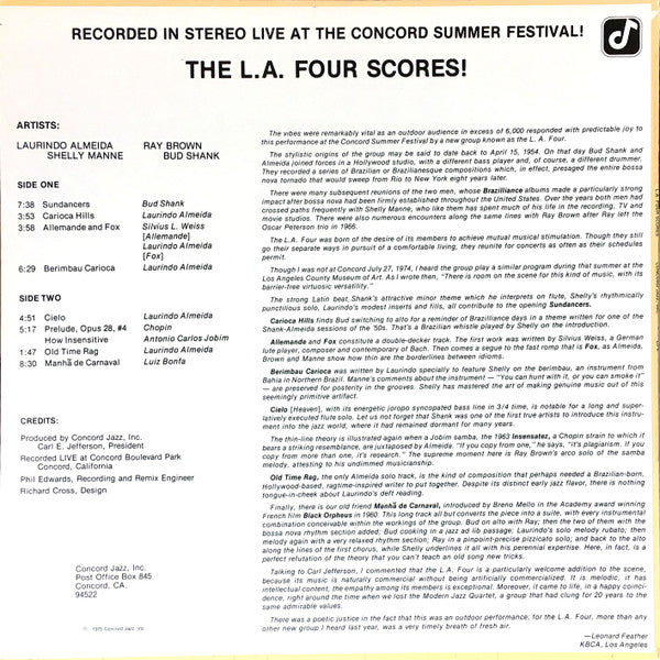 LA4 : The L.A. Four Scores! (LP, Album)