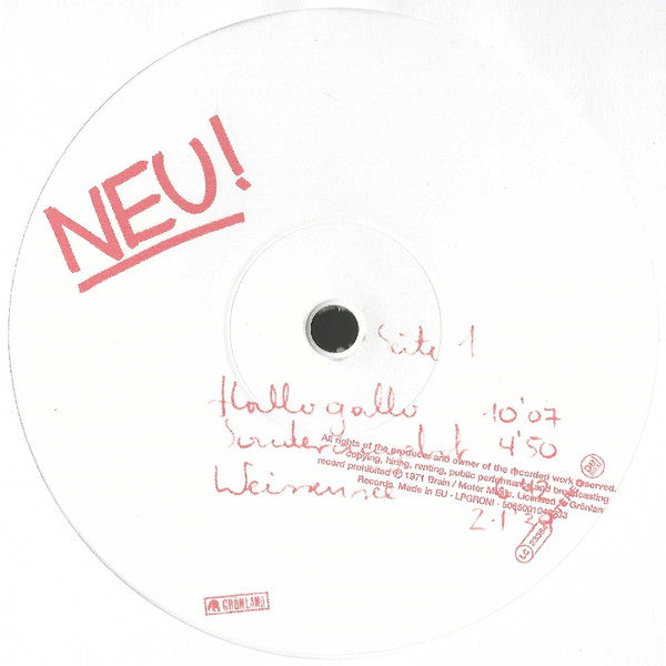 Neu! ~ Neu! (Vinyl) - Djungel & Jazz