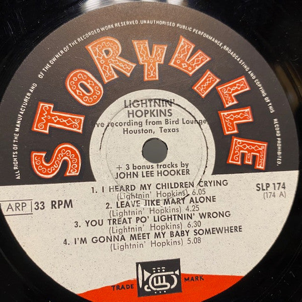 Lightnin' Hopkins, John Lee Hooker : There's Good Rockin' Tonight! (LP, Album, Mono, RE)