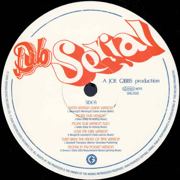 Joe Gibbs : Dub Serial (LP, Album, RE)