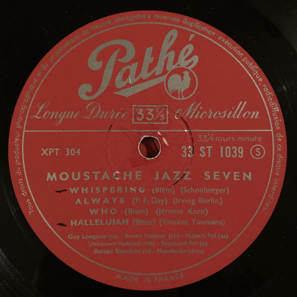 Moustache Jazz Seven : Moustache Jazz Seven (10", Album)