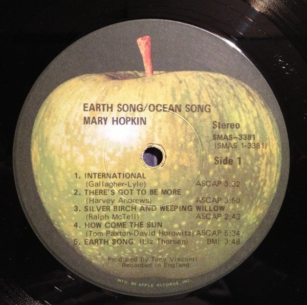 Mary Hopkin : Earth Song / Ocean Song (LP, Album, Gat)