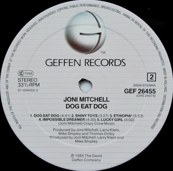 Joni Mitchell : Dog Eat Dog (LP, Album)