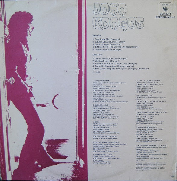 John Kongos : Kongos (LP, Album, Gat)