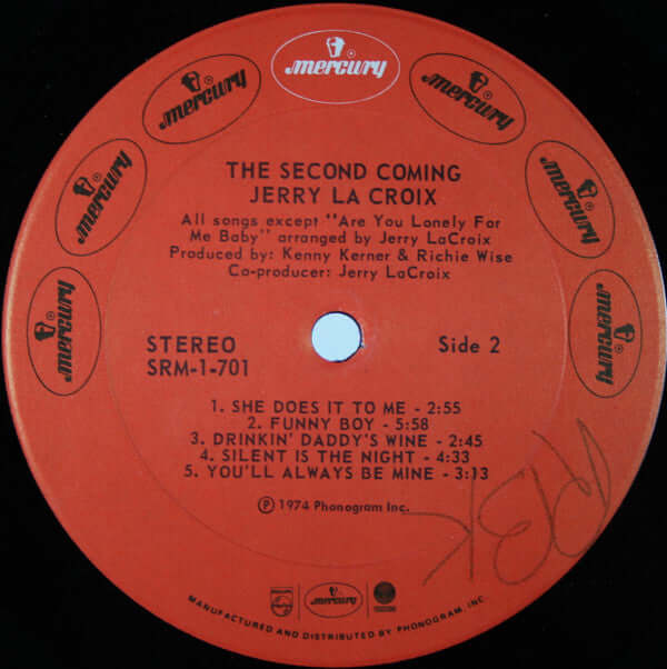 Jerry LaCroix : The Second Coming (LP, Album)