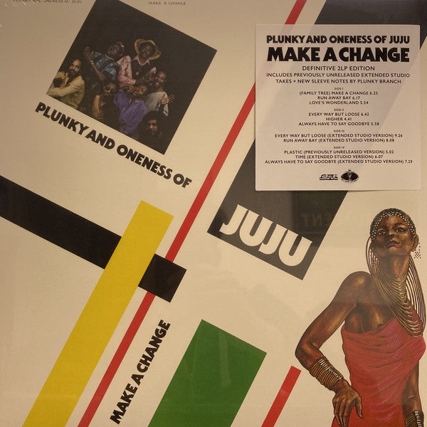 Plunky Nkabinde And Oneness Of Juju : Make A Change (2xLP, Album, RE)