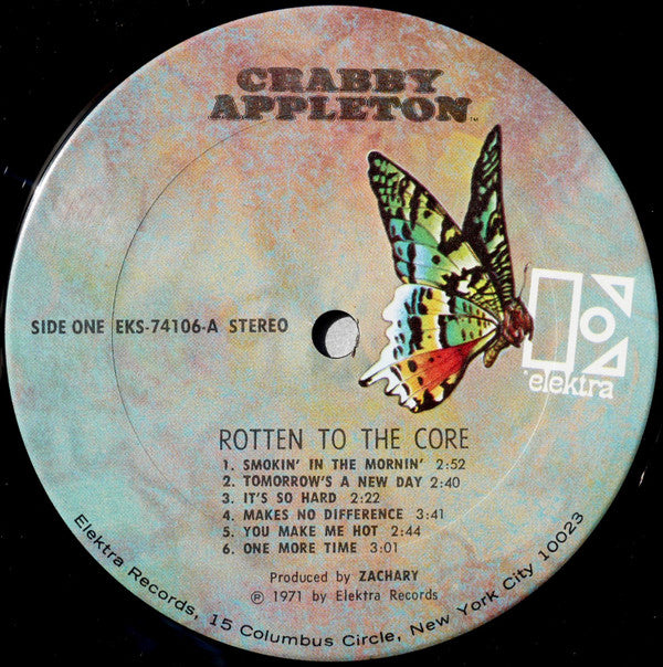 Crabby Appleton : Rotten To The Core! (LP, Album, Pit)