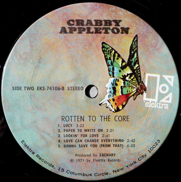 Crabby Appleton : Rotten To The Core! (LP, Album, Pit)