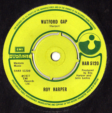 Roy Harper : One Of Those Days In England (7")