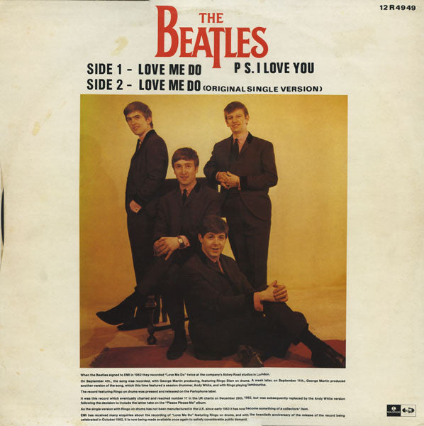 The Beatles : Love Me Do (12", Mono)