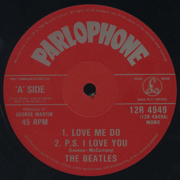 The Beatles : Love Me Do (12", Mono)