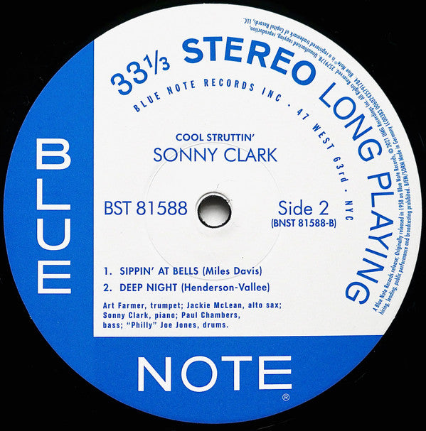 Sonny Clark : Cool Struttin' (LP, Album, RE, 180)